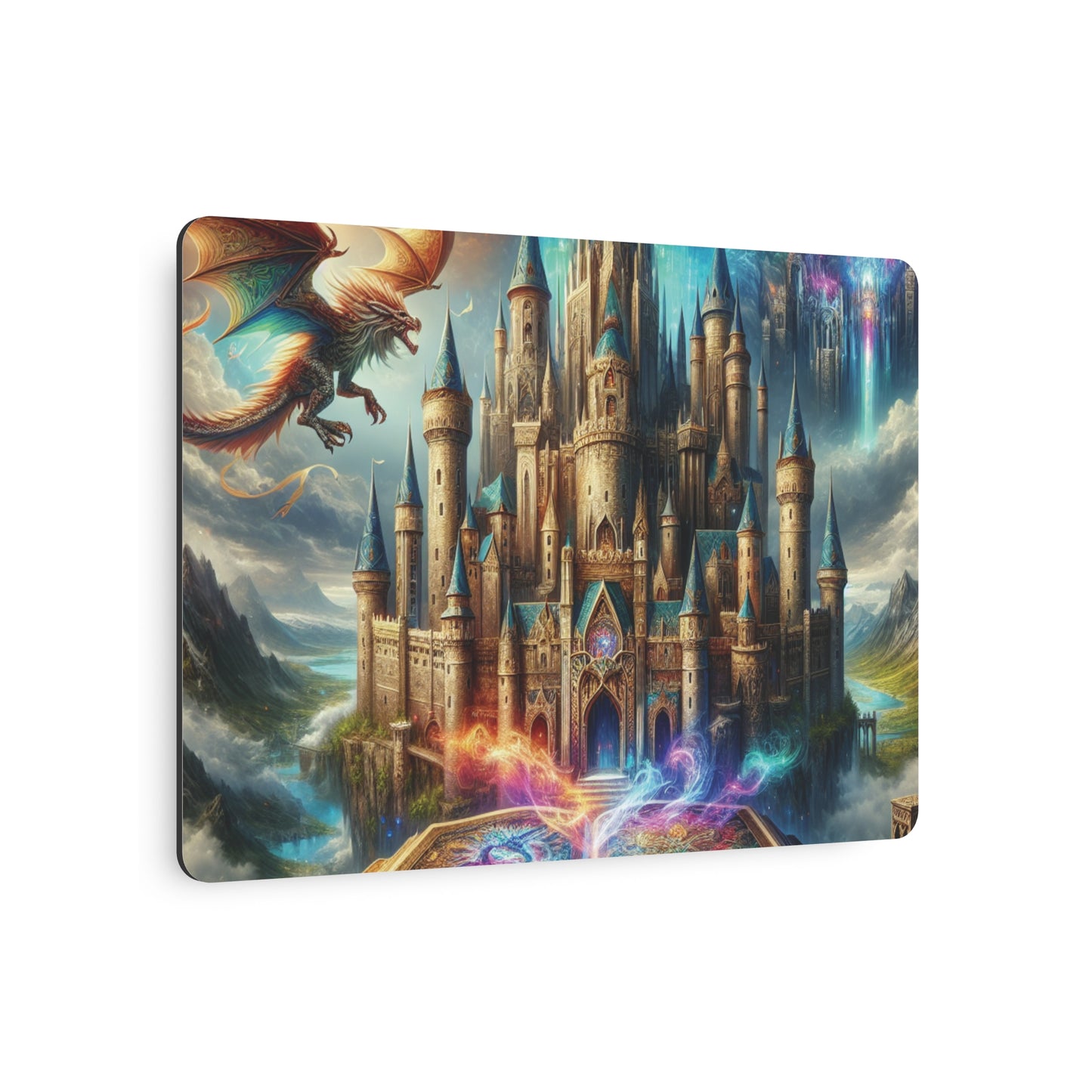 Fantasy Castle Metal Art Sign - Enchanting Home Decor for Dreamers