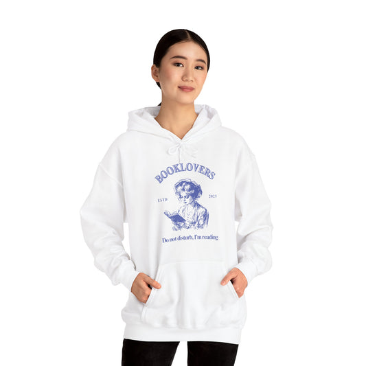 Book Lovers Hooded Sweatshirt - Cozy Unisex Pullover for Readers