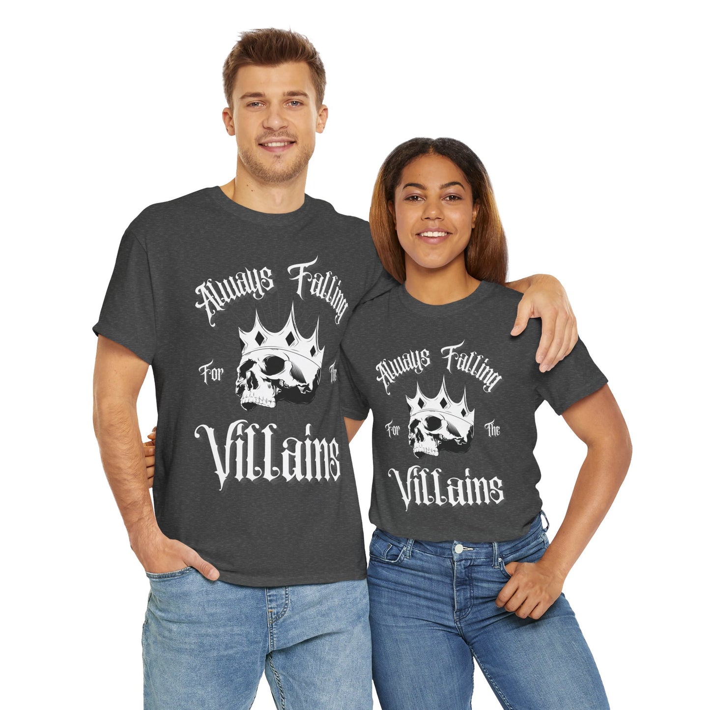 Always Falling for the Villains Unisex t-shirt