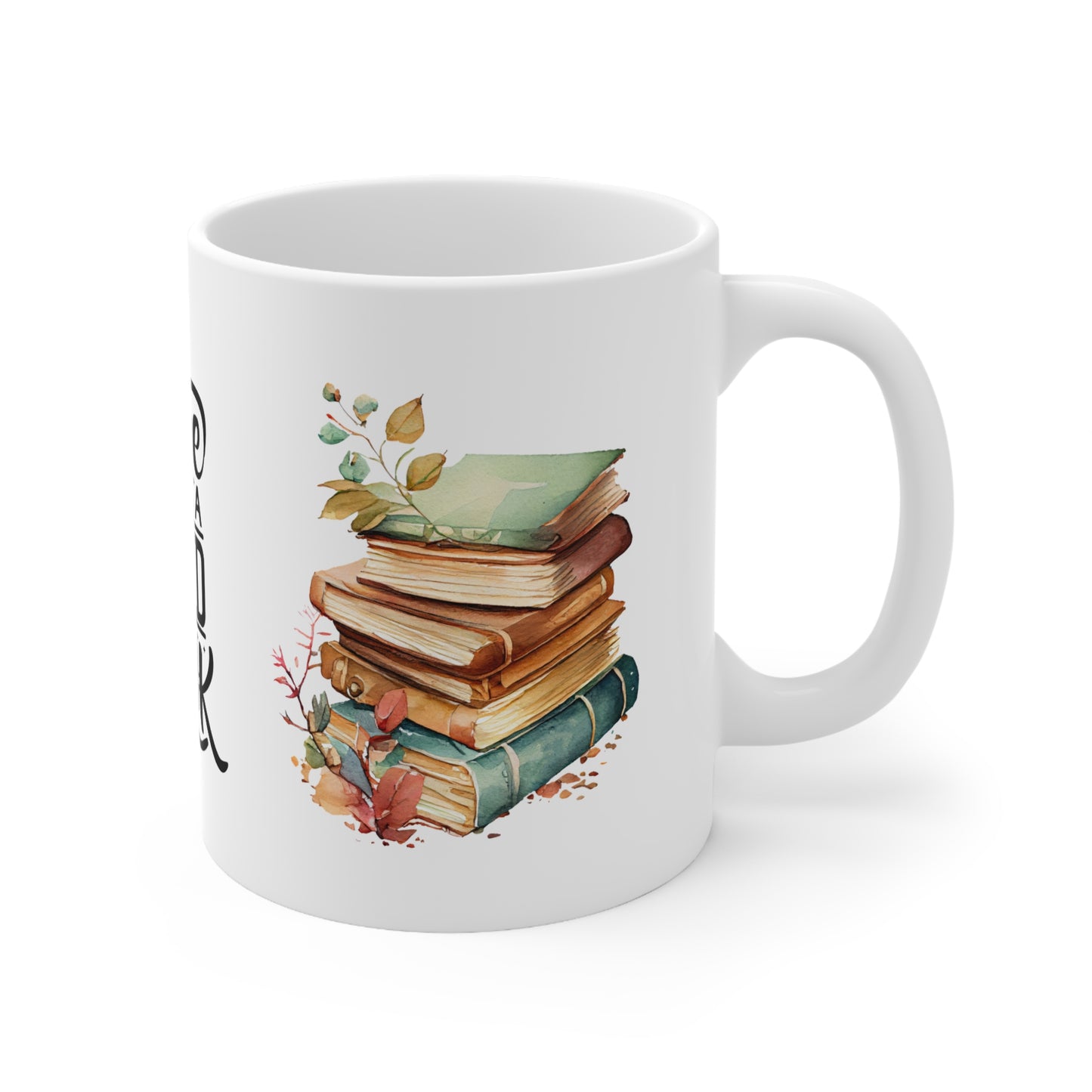 Dive into a Good Book - Ceramic Coffee Mug (11oz, 15oz) for Book Lovers