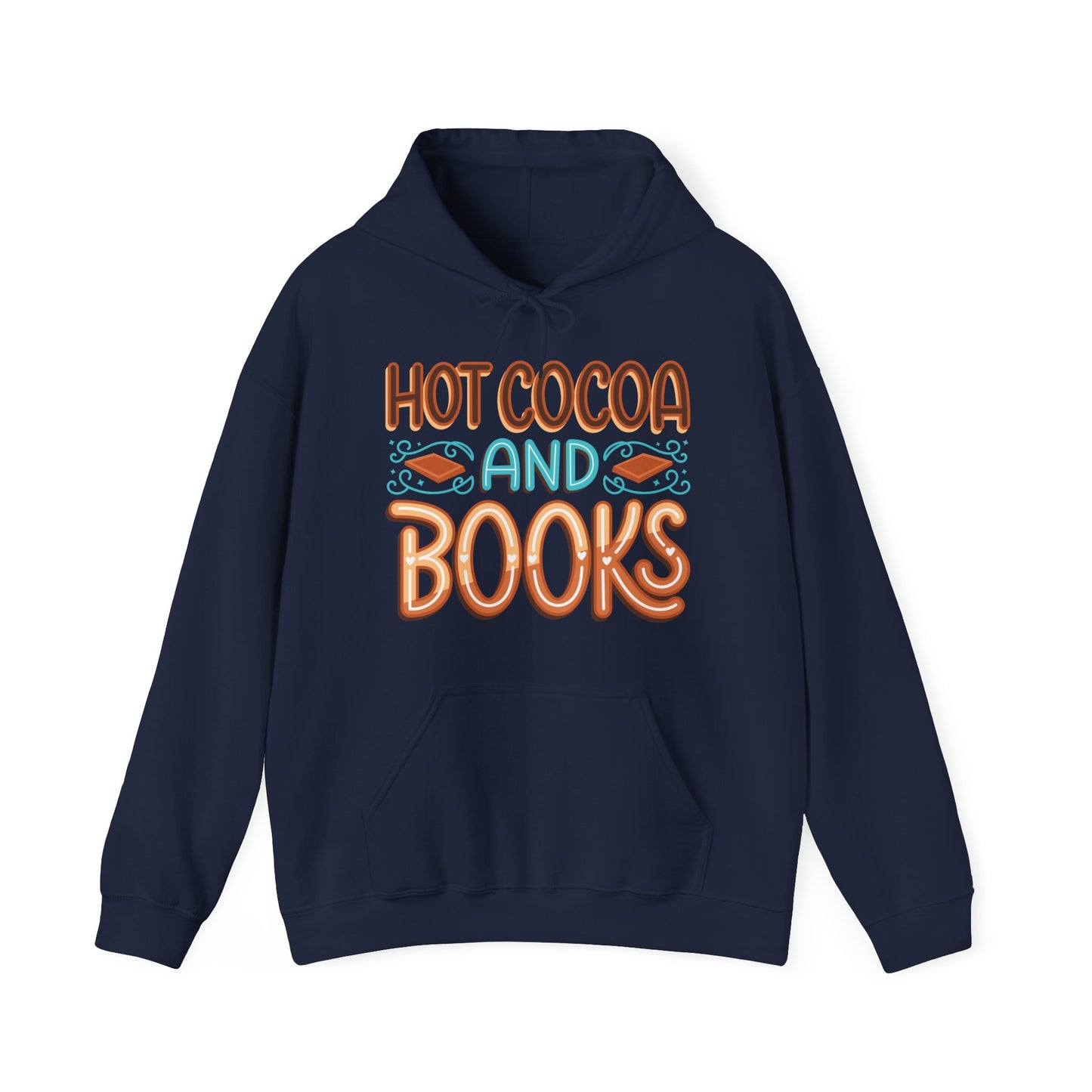 Hot Cocoa and Books Unisex Hoodie - Cozy Sweater for Book Lovers