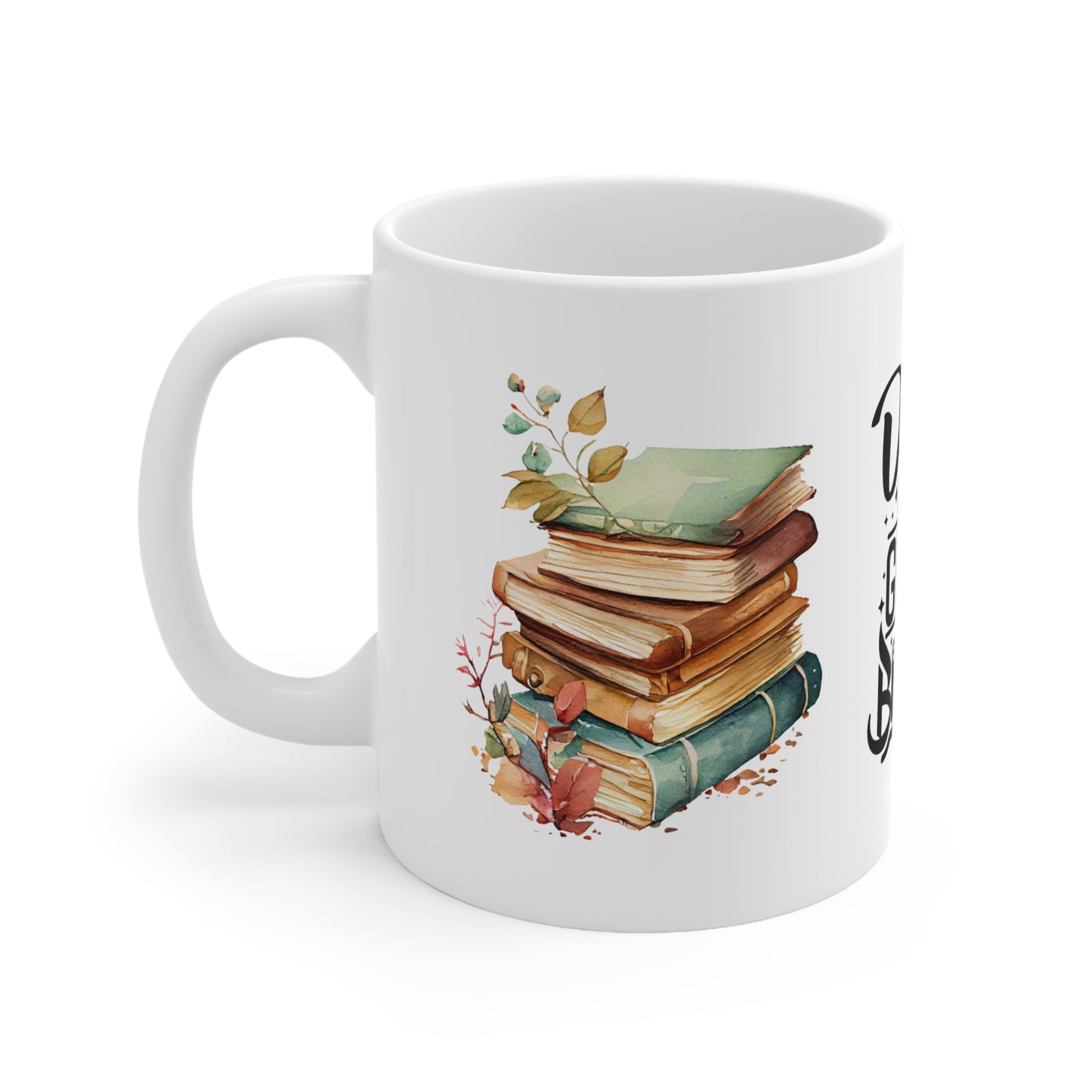 Dive into a Good Book - Ceramic Coffee Mug (11oz, 15oz) for Book Lovers