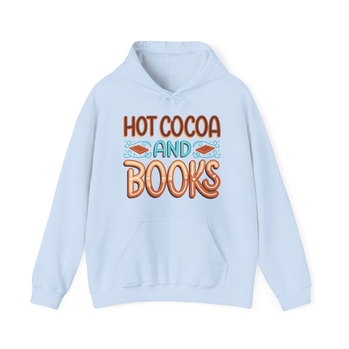 Hot Cocoa and Books Unisex Hoodie - Cozy Sweater for Book Lovers