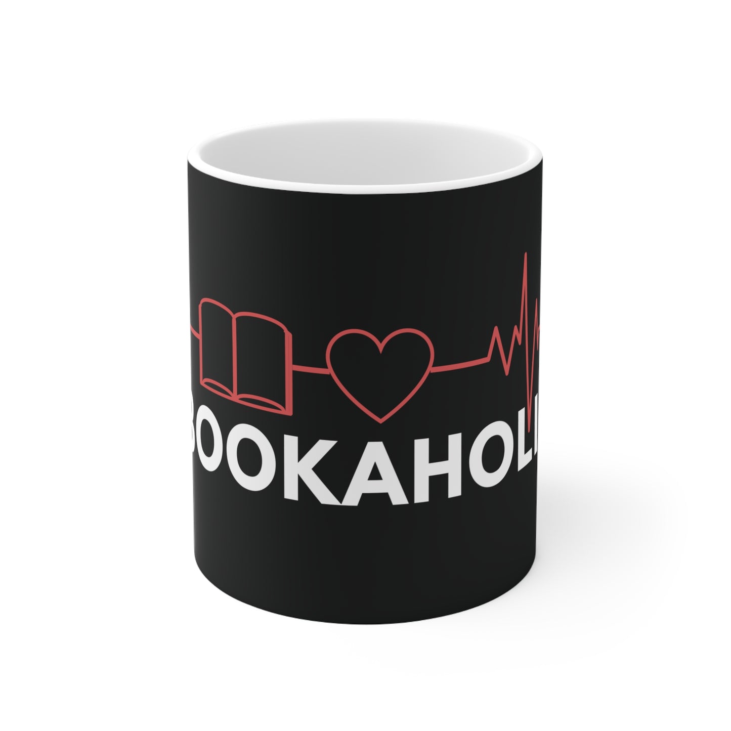 Bookaholic Ceramic Coffee Mug - Perfect Gift for Readers & Book Lovers