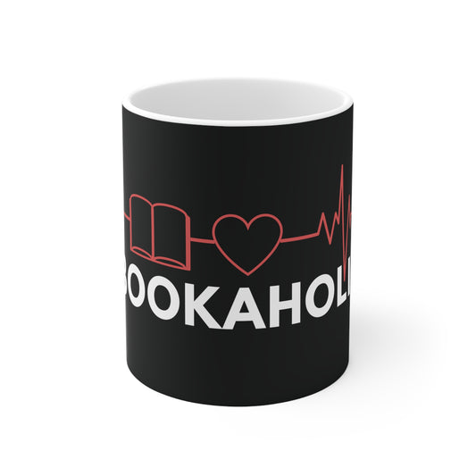 Bookaholic Ceramic Coffee Mug - Perfect Gift for Readers & Book Lovers