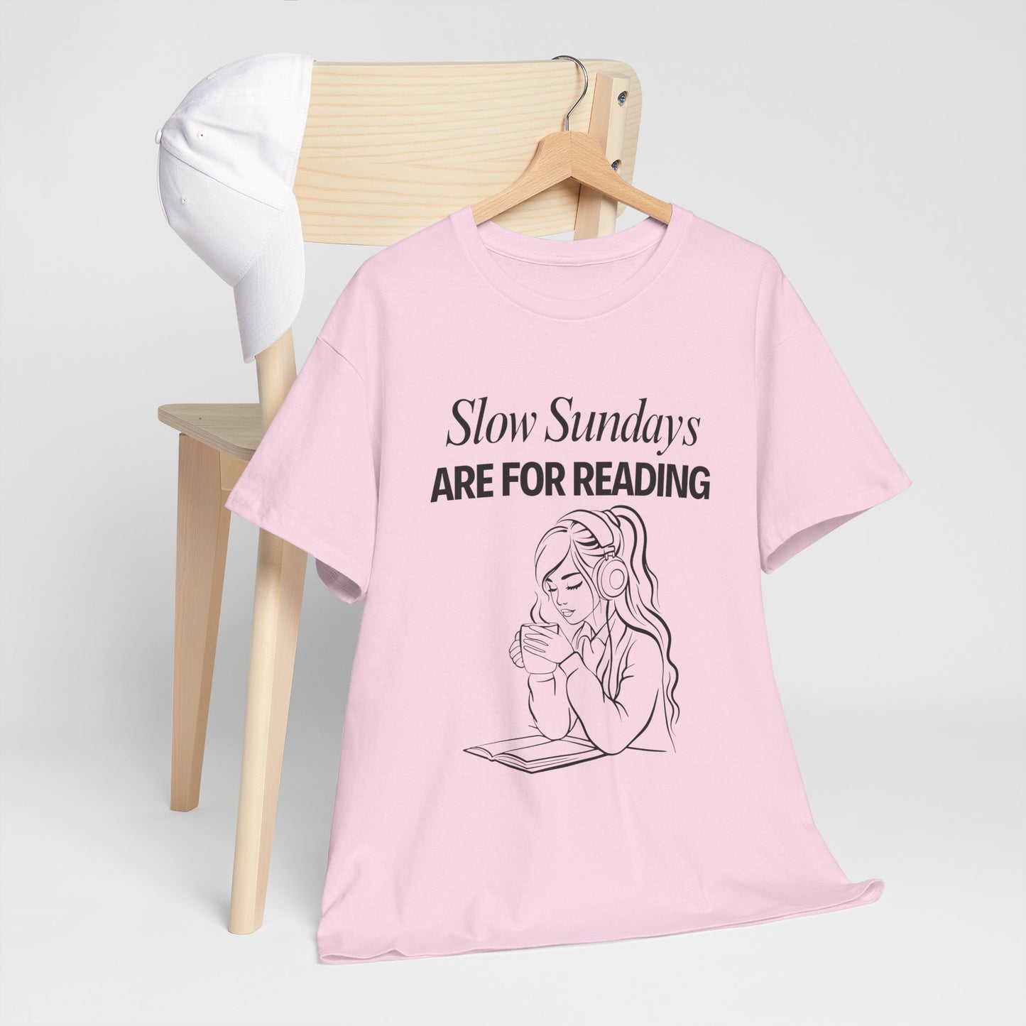 Slow Sundays Reading T-Shirt - Unisex