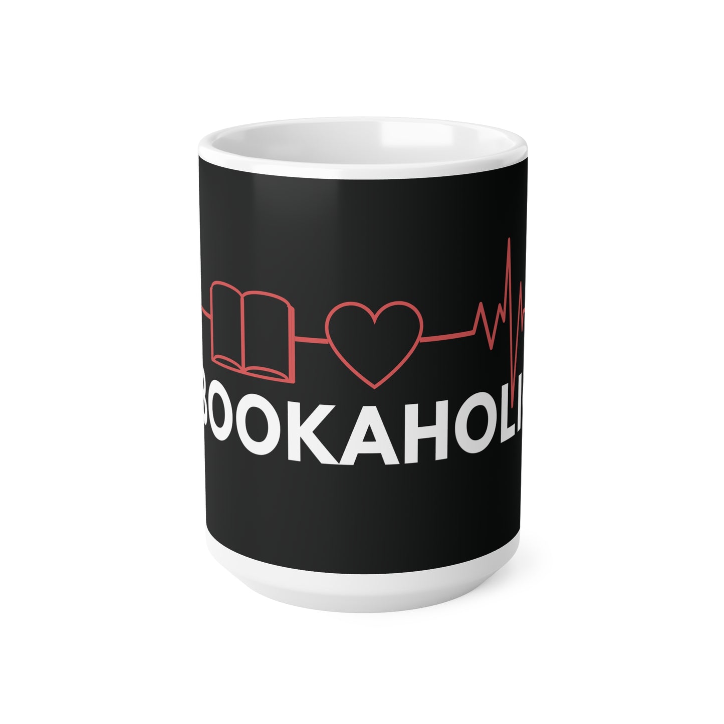 Bookaholic Ceramic Coffee Mug - Perfect Gift for Readers & Book Lovers