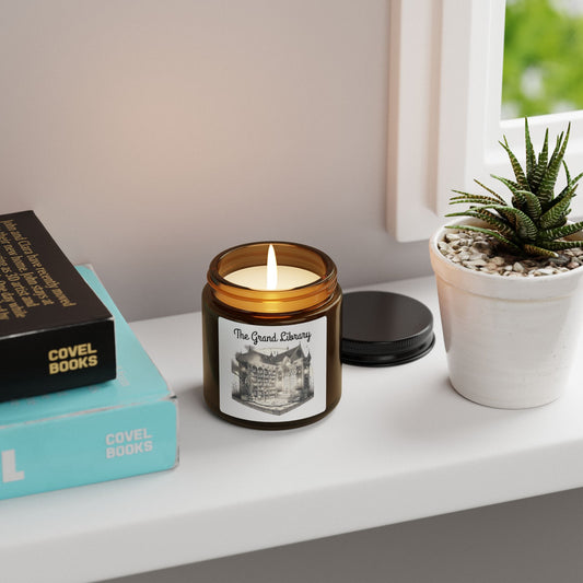 The Grand Library Soy Candle - Cozy Library Decor