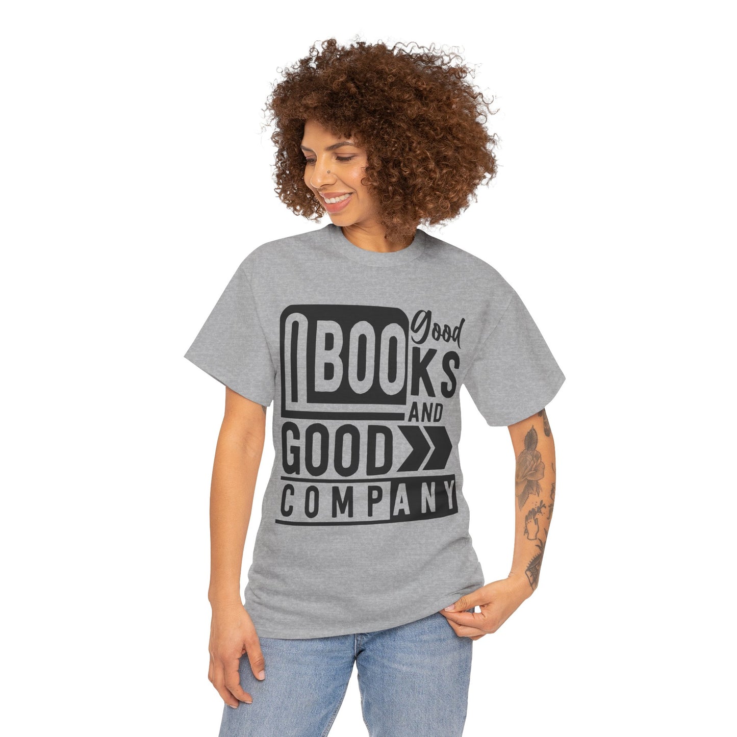 Books and Good Company Unisex Heavy Cotton T-Shirt