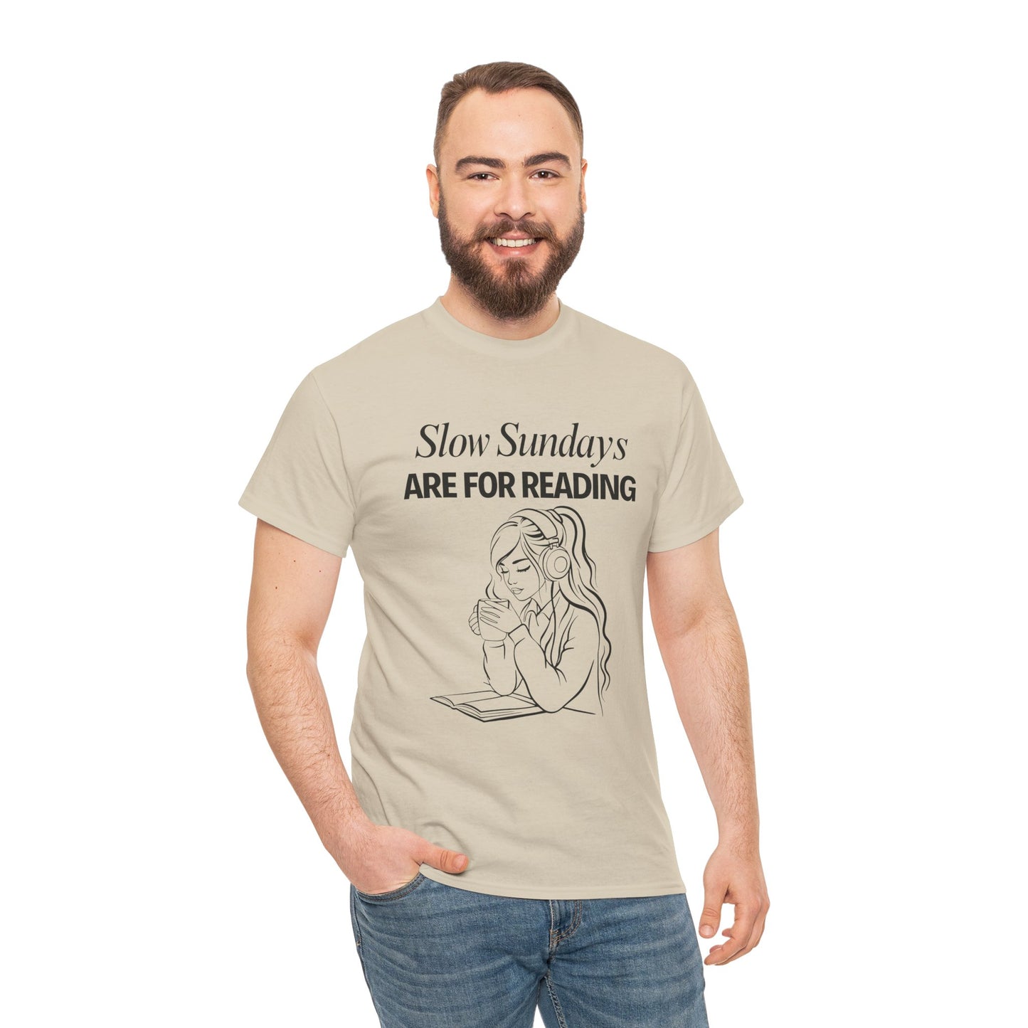 Slow Sundays Reading T-Shirt - Unisex