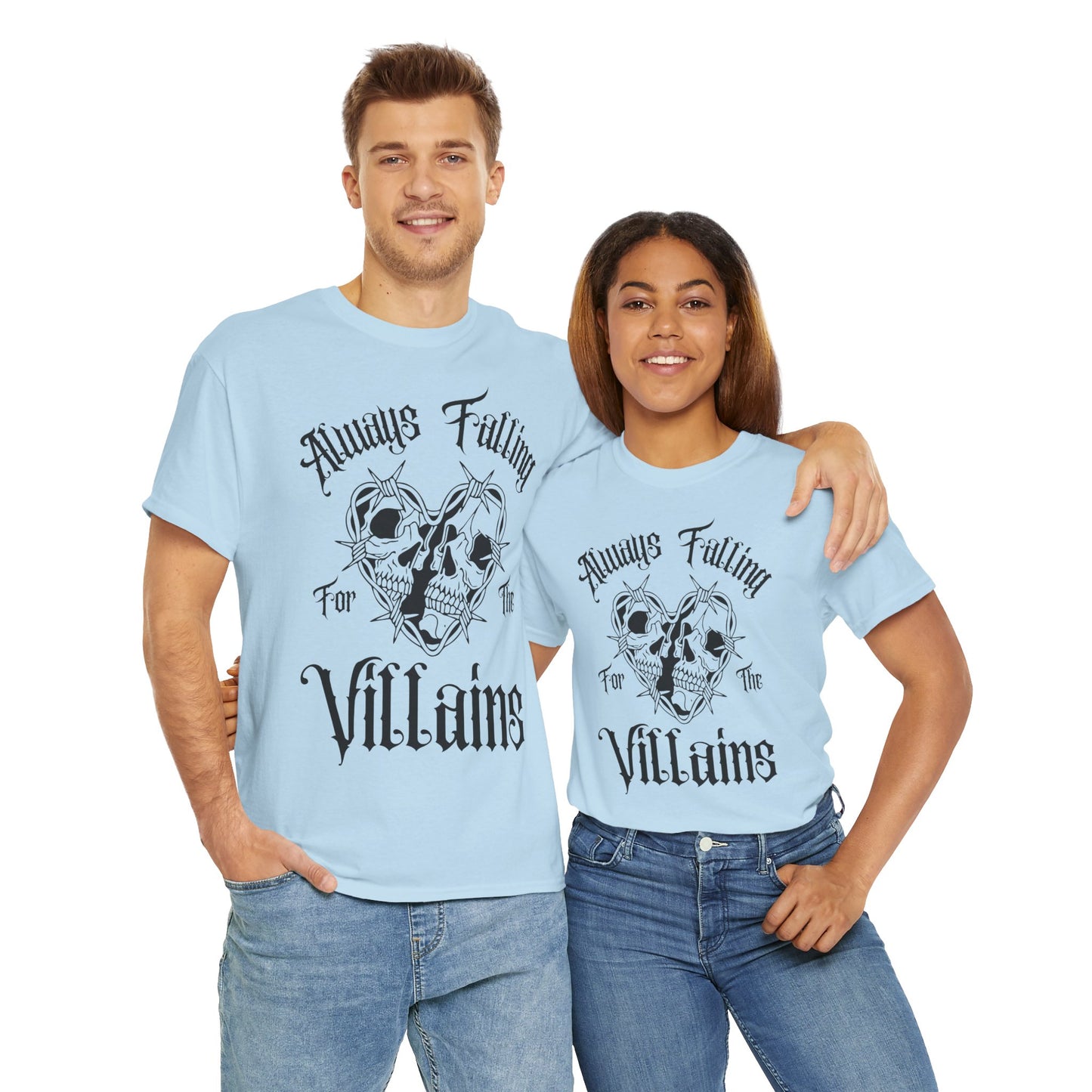 Always Falling for the Villains Unisex t-shirt