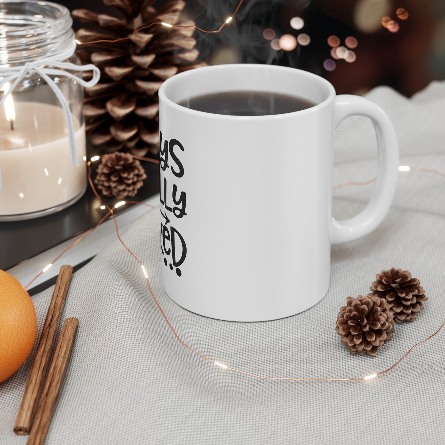 'Always Fully Booked' Ceramic Coffee Mug - Perfect for Book Lovers & Readers