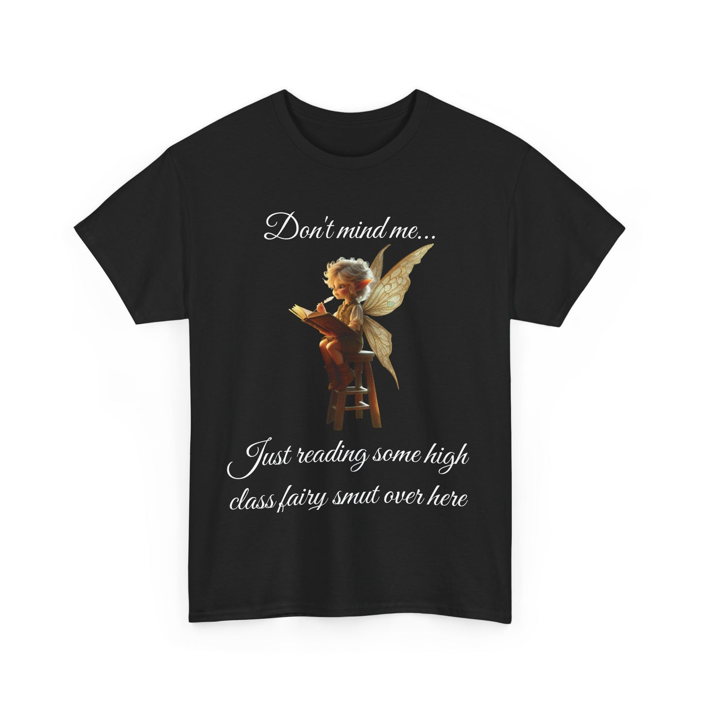 Fairy Smut Heavy Cotton Tee - Fantasy Art Shirt for Readers