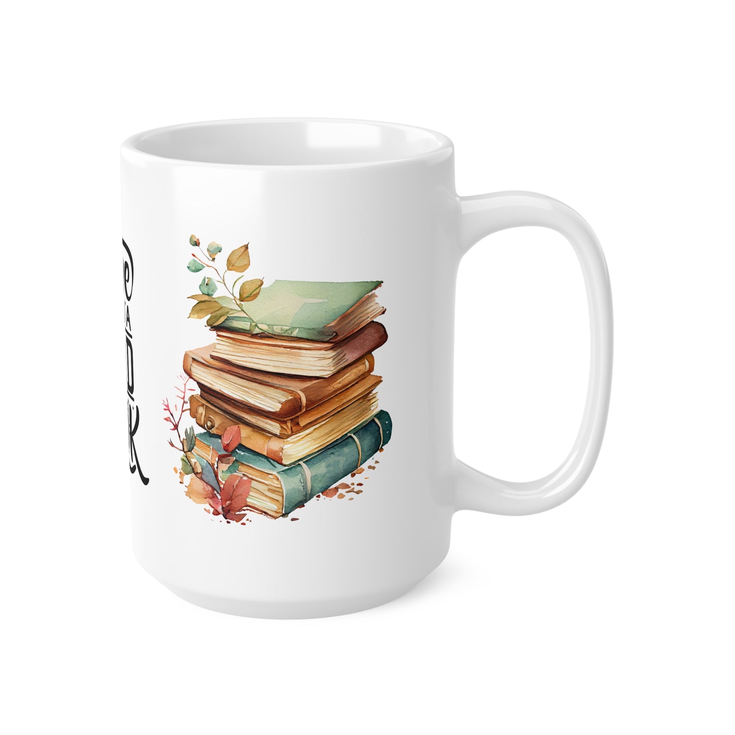 Dive into a Good Book - Ceramic Coffee Mug (11oz, 15oz) for Book Lovers