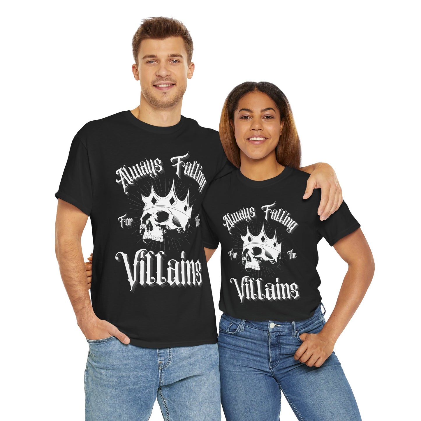 Always Falling for the Villains Unisex t-shirt