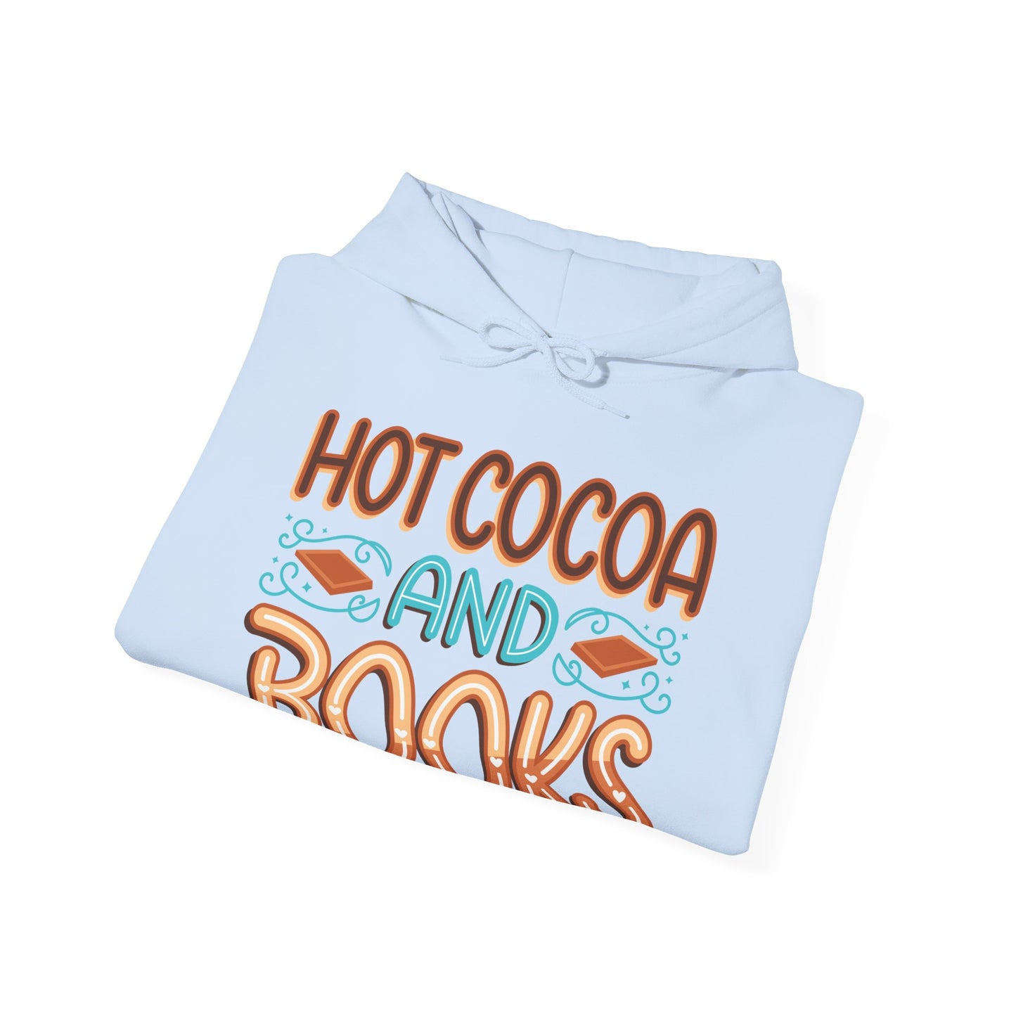 Hot Cocoa and Books Unisex Hoodie - Cozy Sweater for Book Lovers