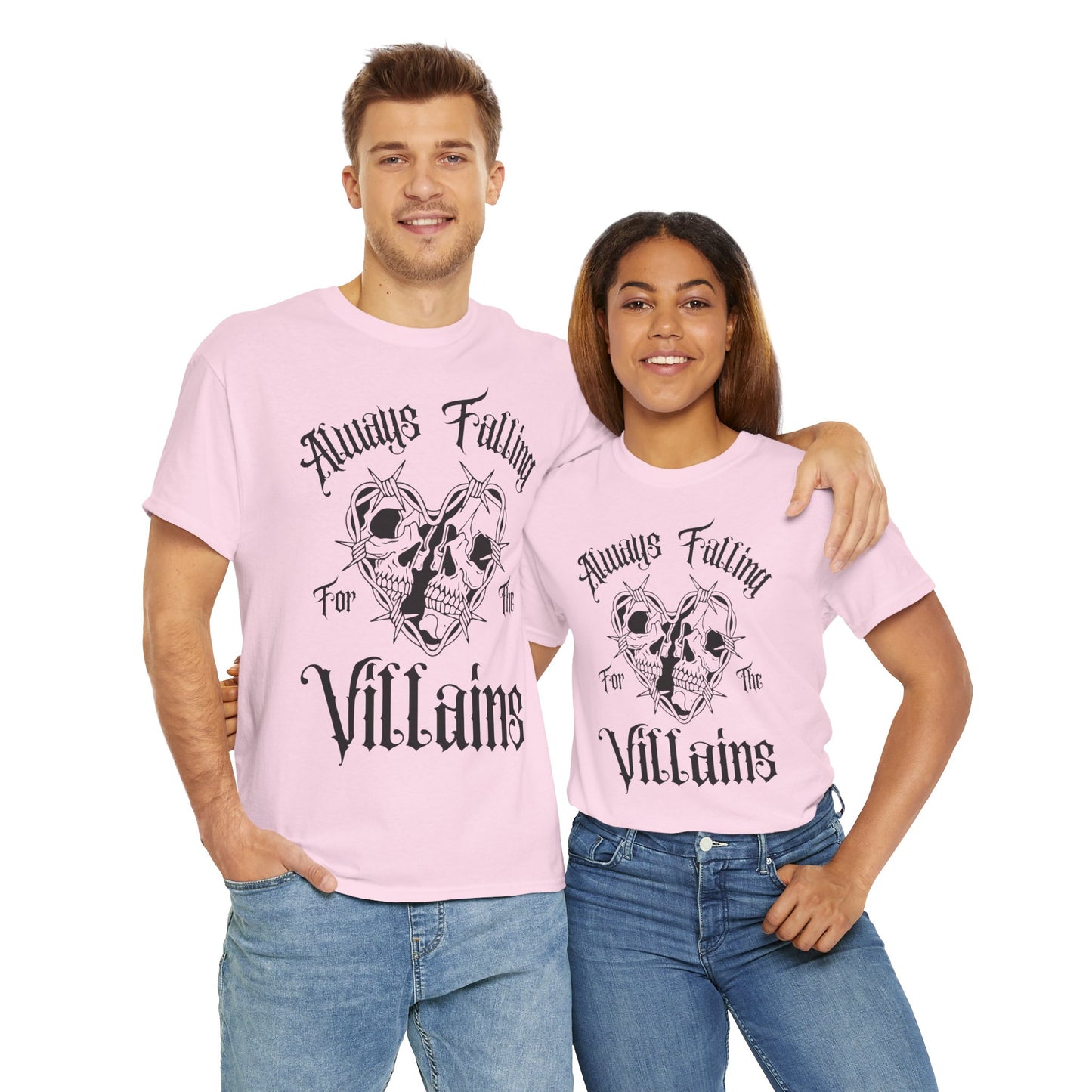 Always Falling for the Villains Unisex t-shirt