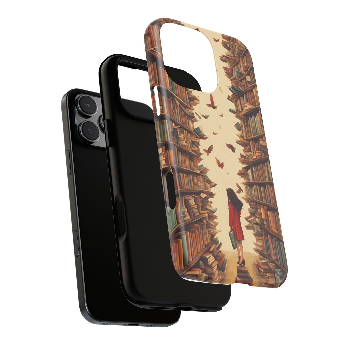 Literary Escape Phone Case - Book Lovers Design