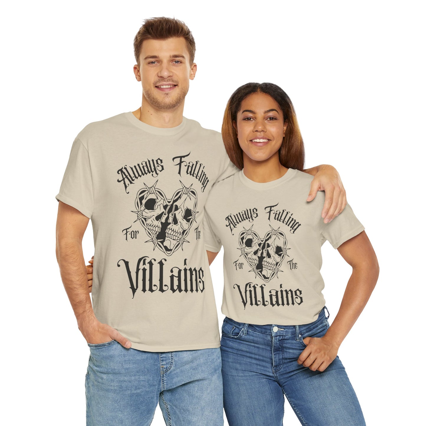 Always Falling for the Villains Unisex t-shirt