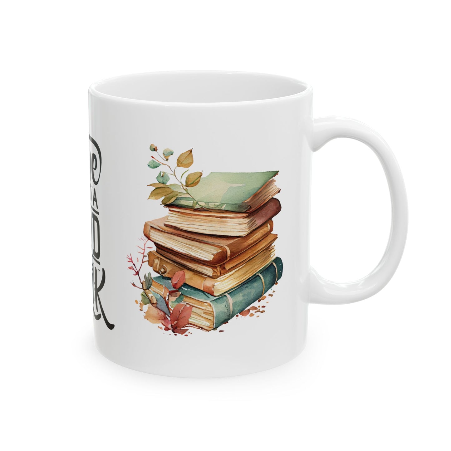 Dive into a Good Book Ceramic Mug - Perfect for Book Lovers