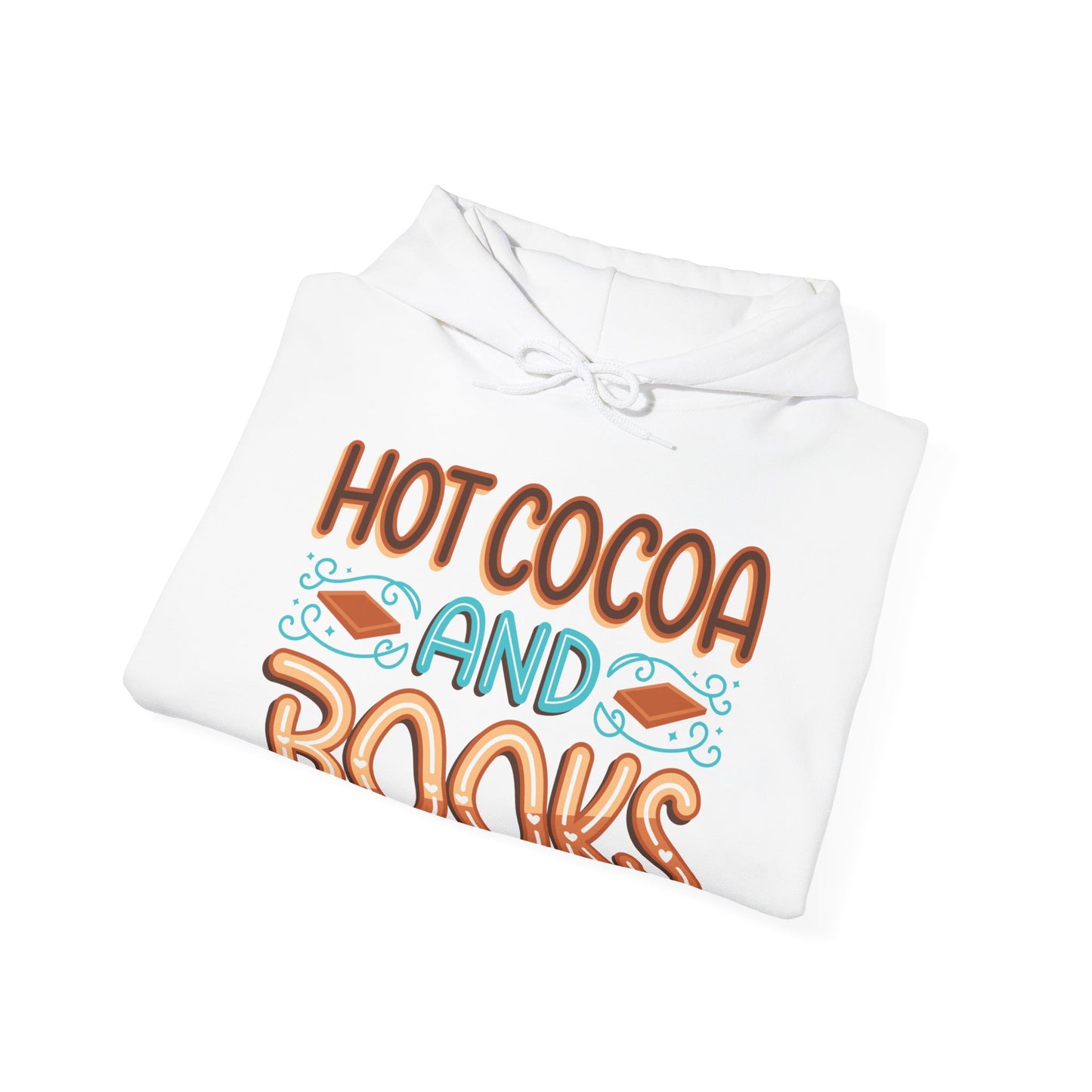 Hot Cocoa and Books Unisex Hoodie - Cozy Sweater for Book Lovers