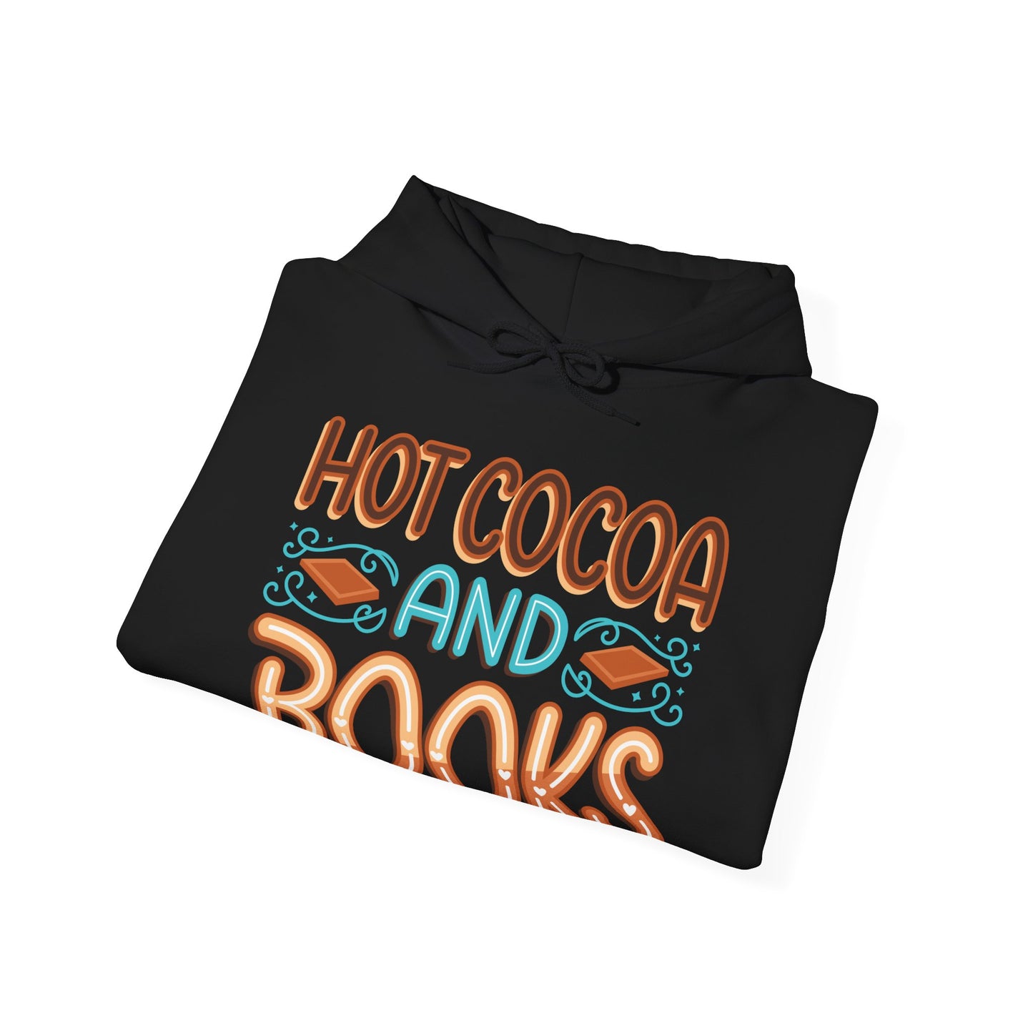 Hot Cocoa and Books Unisex Hoodie - Cozy Sweater for Book Lovers