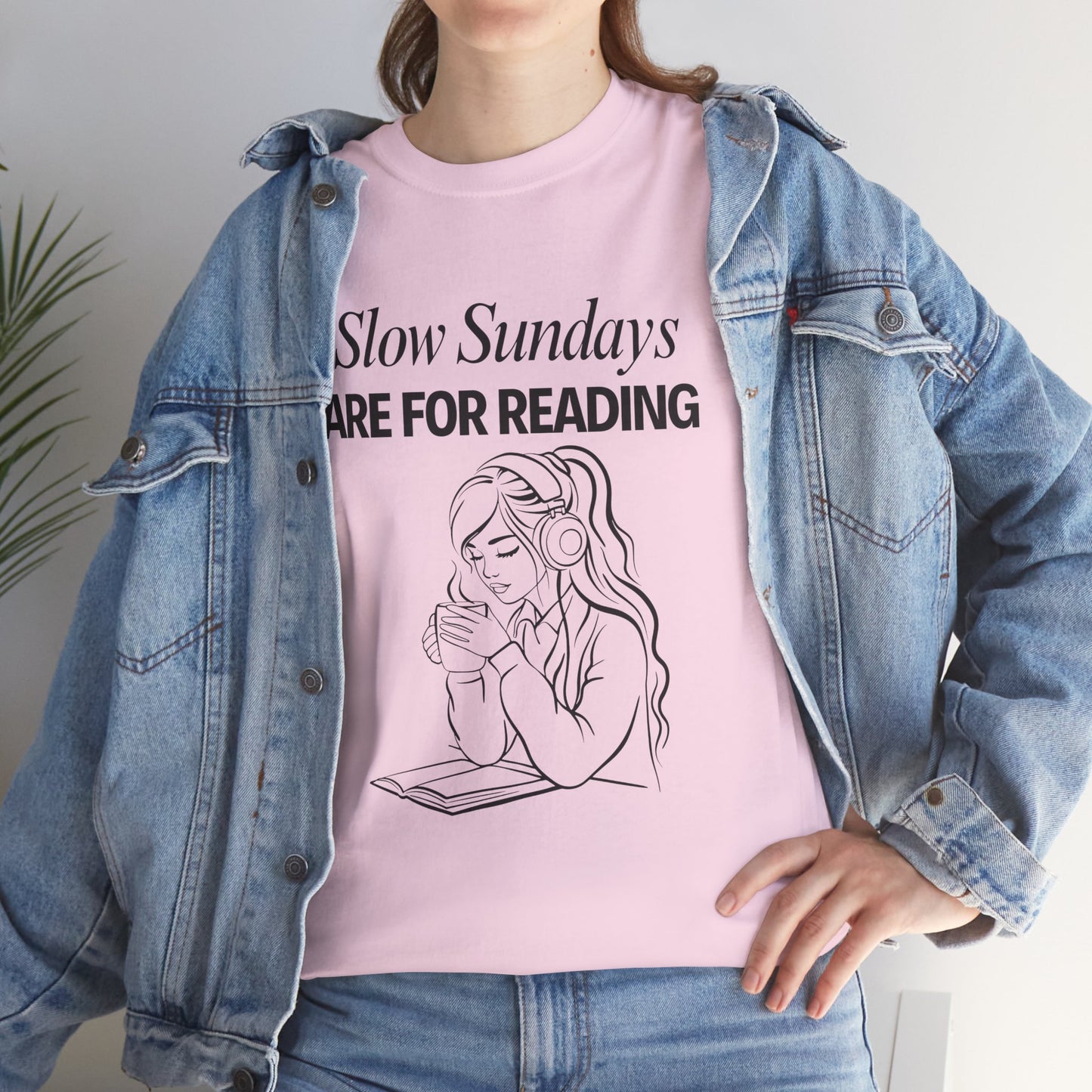 Slow Sundays Reading T-Shirt - Unisex