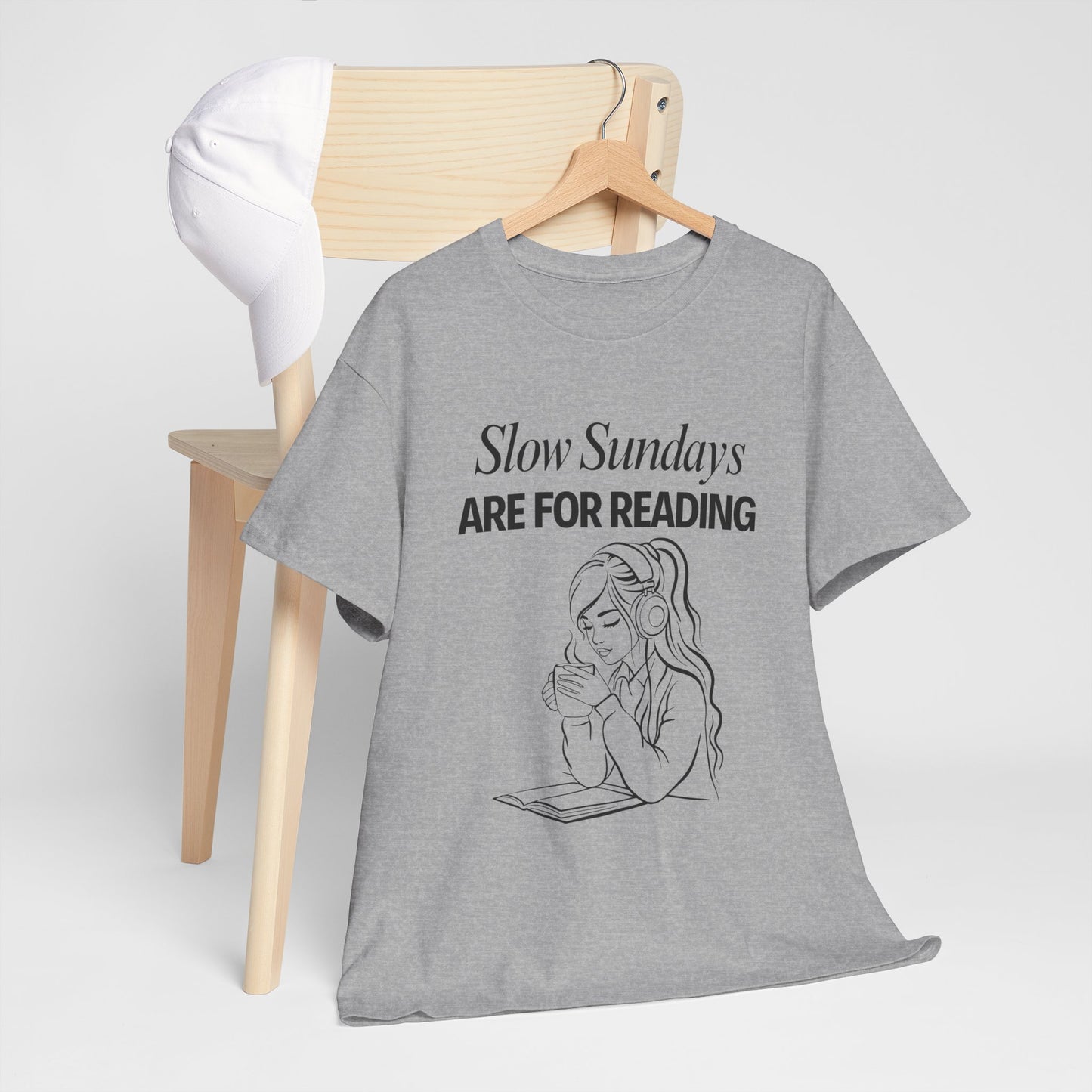 Slow Sundays Reading T-Shirt - Unisex