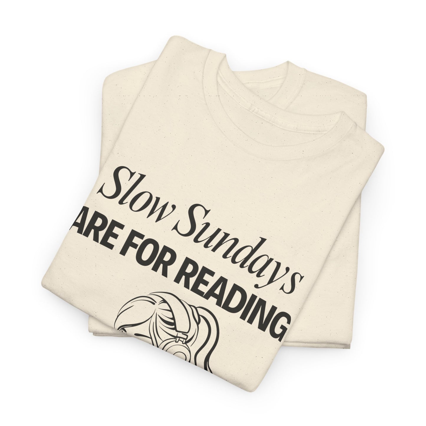 Slow Sundays Reading T-Shirt - Unisex