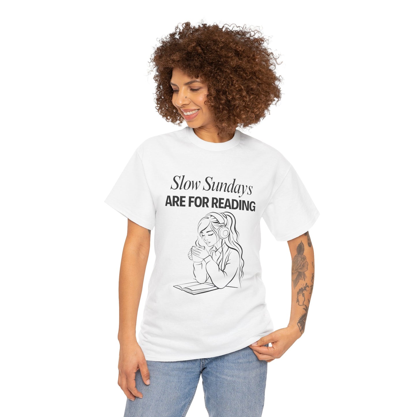 Slow Sundays Reading T-Shirt - Unisex