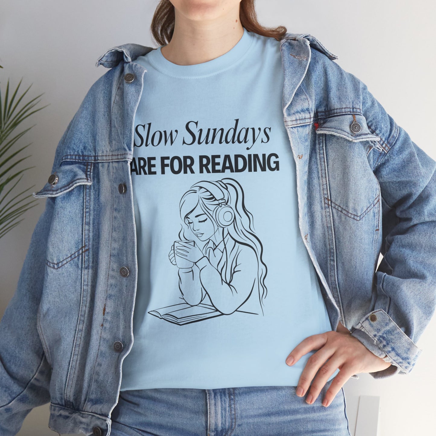 Slow Sundays Reading T-Shirt - Unisex