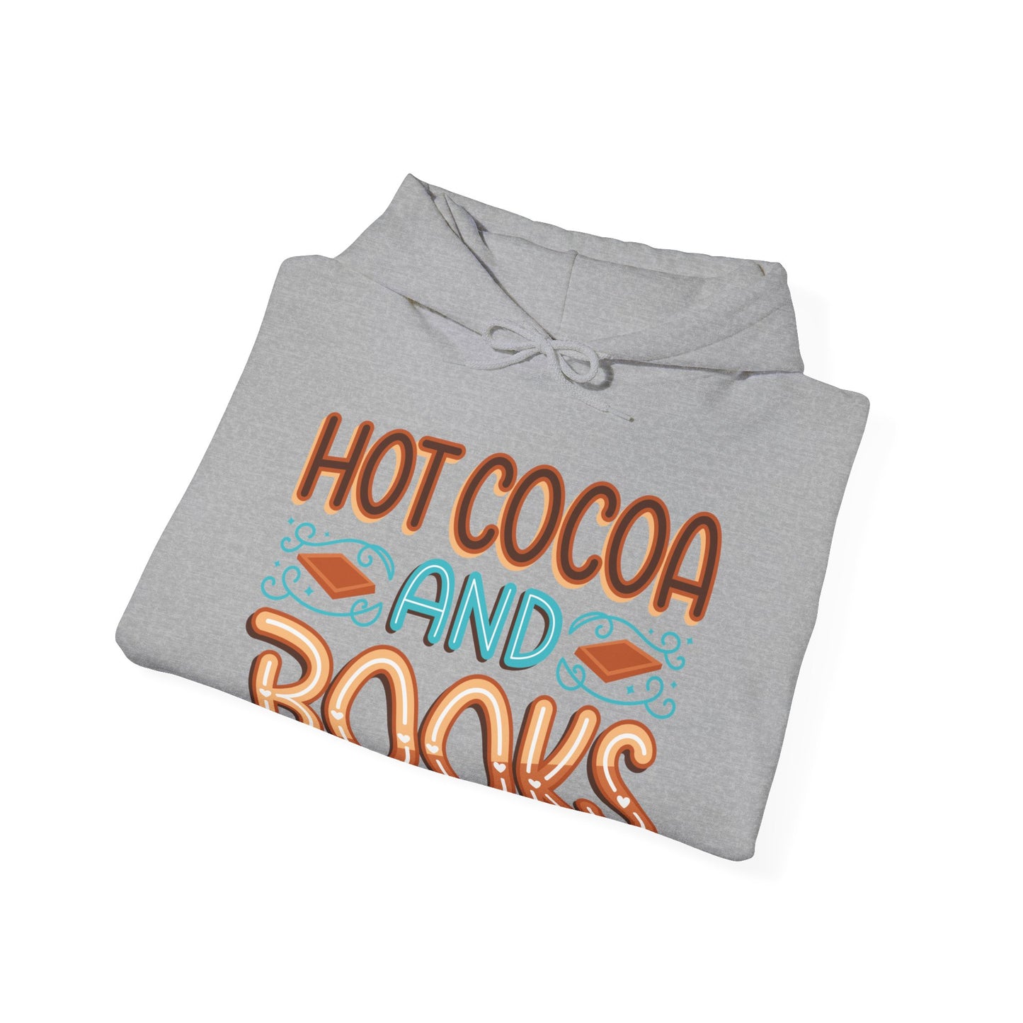 Hot Cocoa and Books Unisex Hoodie - Cozy Sweater for Book Lovers